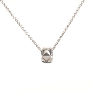 CHANEL Au750 Coco Crush K18WG Necklace Silver WS25671